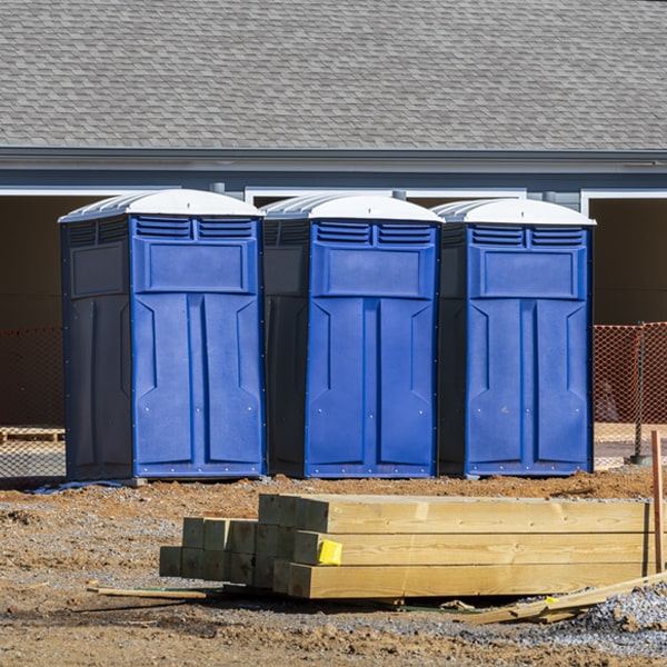 are there any restrictions on where i can place the portable restrooms during my rental period in Richboro PA